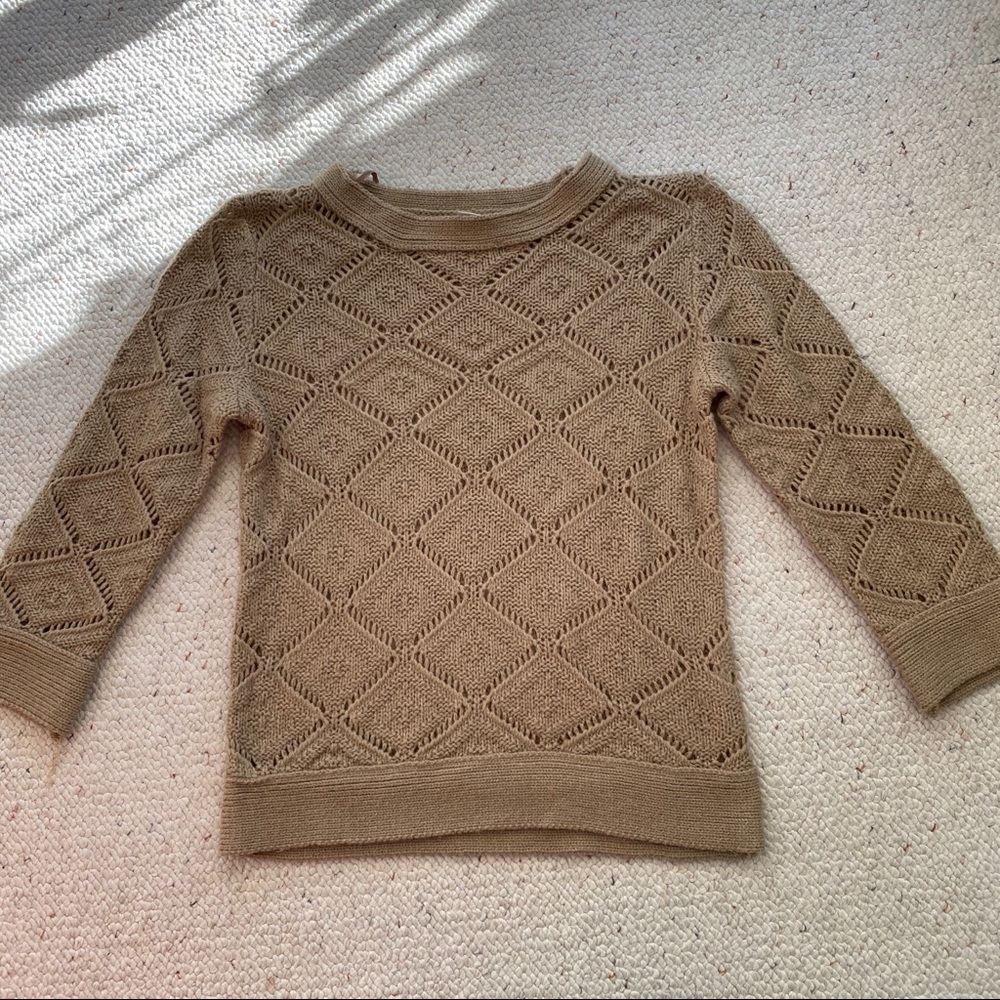 Cropped Knit Sweater